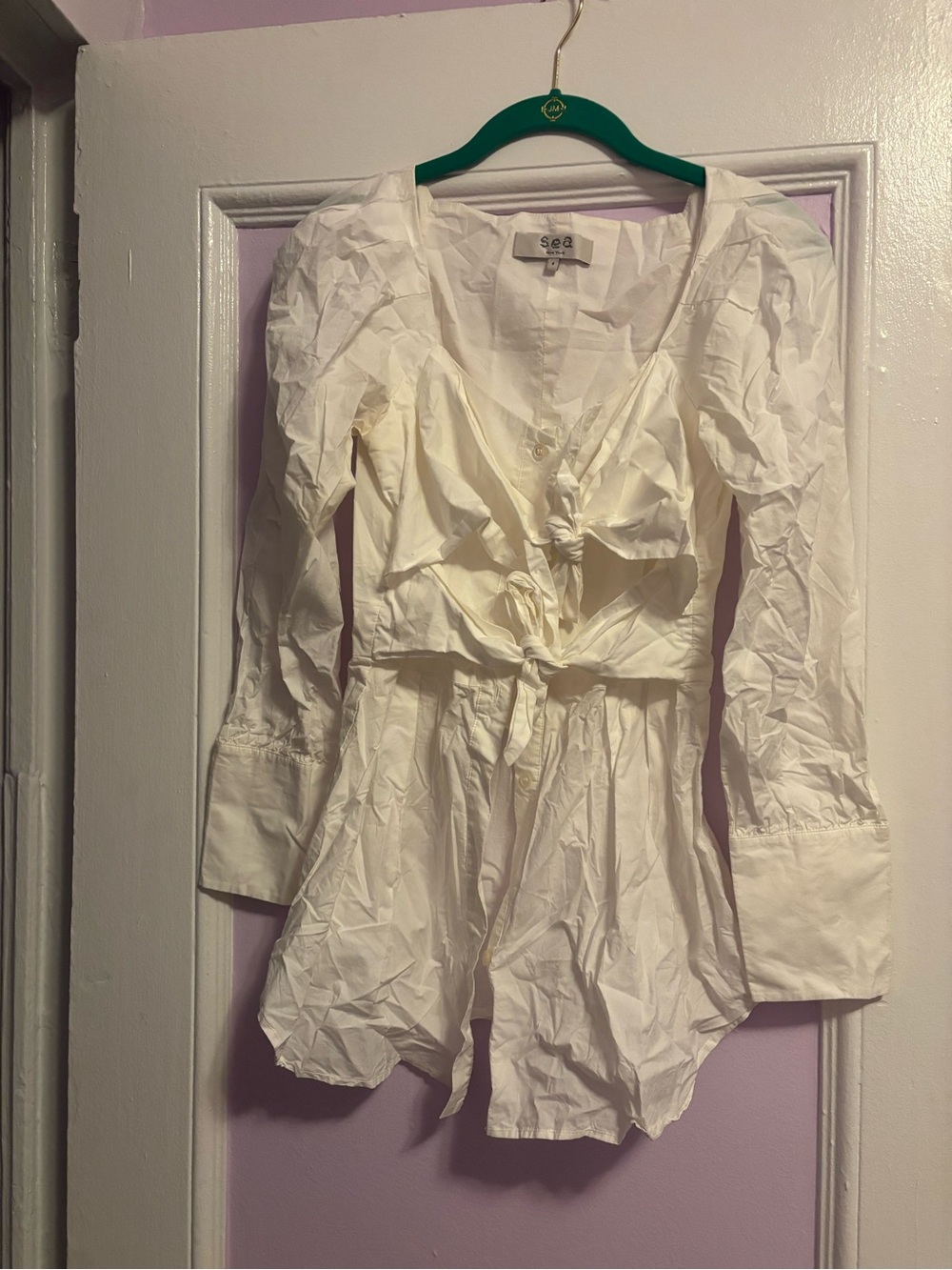 Sea New York white button down blouse